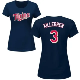 Harmon Killebrew Women's Minnesota Twins Name & Number T-Shirt - Navy