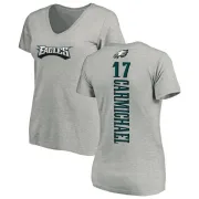 Harold Carmichael Women's Philadelphia Eagles Backer V-Neck T-Shirt - Ash