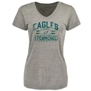 Harold Carmichael Women's Philadelphia Eagles Flanker Tri-Blend T-Shirt - Heathered Gray