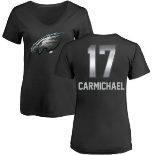 Harold Carmichael Women's Philadelphia Eagles Midnight Mascot T-Shirt - Black