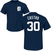 Harold Castro Detroit Tigers Name & Number T-Shirt - Navy