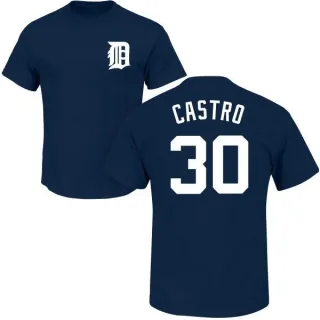 Harold Castro Detroit Tigers Name & Number T-Shirt - Navy