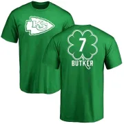 Harrison Butker Kansas City Chiefs Green St. Patrick's Day Name & Number T-Shirt