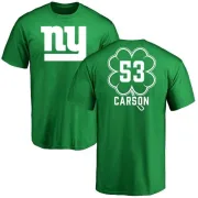 Harry Carson New York Giants Green St. Patrick's Day Name & Number T-Shirt