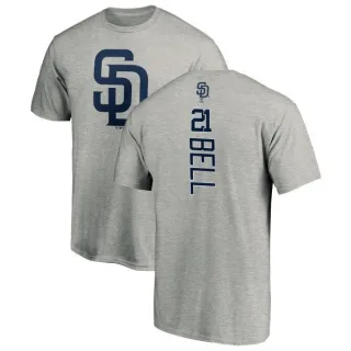 Heath Bell San Diego Padres Backer T-Shirt - Ash