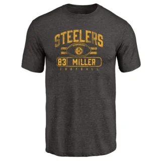 Heath Miller Pittsburgh Steelers Flanker Tri-Blend T-Shirt - Black