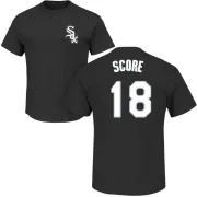 Herb Score Chicago White Sox Name & Number T-Shirt - Black