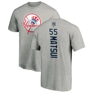 Hideki Matsui New York Yankees Backer T-Shirt - Ash