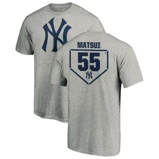 Hideki Matsui New York Yankees RBI T-Shirt - Heathered Gray