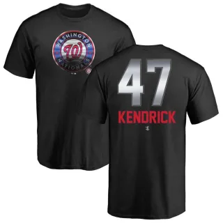 Howie Kendrick Washington Nationals Midnight Mascot T-Shirt - Black