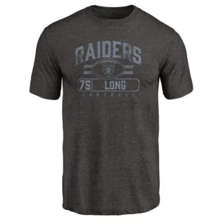 Howie Long Oakland Raiders Flanker Tri-Blend T-Shirt - Black