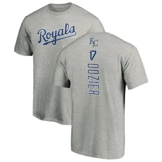 Hunter Dozier Kansas City Royals Backer T-Shirt - Ash