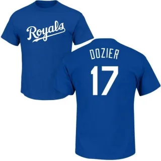 Hunter Dozier Kansas City Royals Name & Number T-Shirt - Royal