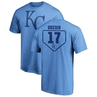 Hunter Dozier Kansas City Royals RBI T-Shirt - Light Blue