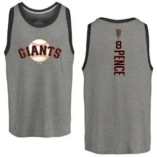 Hunter Pence San Francisco Giants Backer Tri-Blend Tank - Heathered Gray