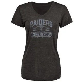 Hunter Renfrow Women's Oakland Raiders Flanker Tri-Blend T-Shirt - Black