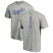 Ian Kennedy Kansas City Royals Backer T-Shirt - Ash