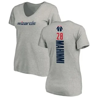 Ian Mahinmi Women's Washington Wizards Ash Backer T-Shirt