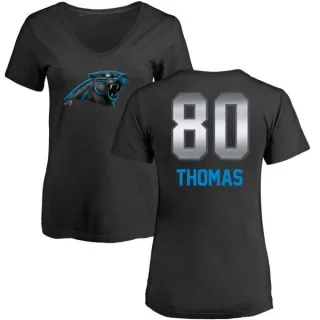 Ian Thomas Women's Carolina Panthers Midnight Mascot T-Shirt - Black