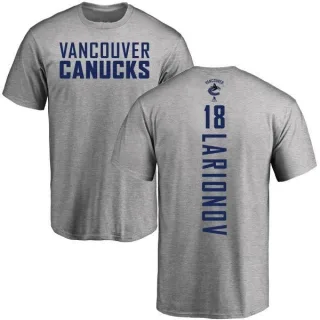 Igor Larionov Vancouver Canucks Backer T-Shirt - Ash