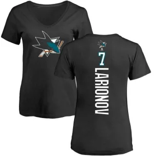 Igor Larionov Women's San Jose Sharks Backer T-Shirt - Black