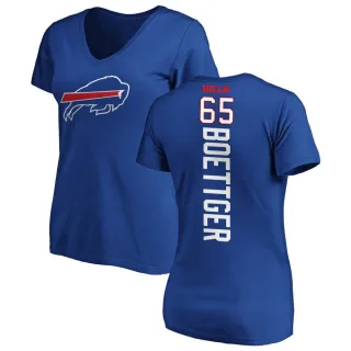 Ike Boettger Women's Buffalo Bills Backer Slim Fit T-Shirt - Royal