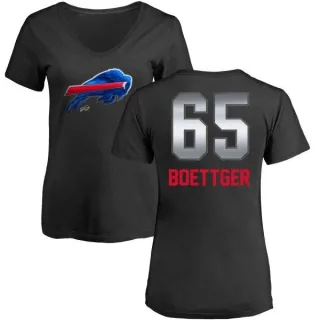 Ike Boettger Women's Buffalo Bills Midnight Mascot T-Shirt - Black