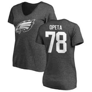 Iosua Opeta Women's Philadelphia Eagles One Color T-Shirt - Ash