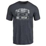 Irving Fryar New England Patriots Flanker Tri-Blend T-Shirt - Navy