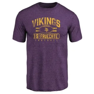 Isaac Fruechte Minnesota Vikings Flanker Tri-Blend T-Shirt - Purple