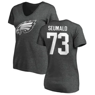 Isaac Seumalo Women's Philadelphia Eagles One Color T-Shirt - Ash