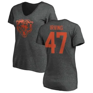 Isaiah Irving Women's Chicago Bears One Color T-Shirt - Ash