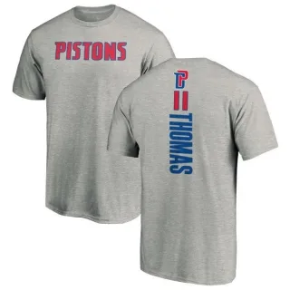 Isiah Thomas Detroit Pistons Ash Backer T-Shirt