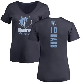 Ivan Rabb Women's Memphis Grizzlies Navy Backer T-Shirt