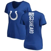 Jabaal Sheard Women's Indianapolis Colts Backer Slim Fit T-Shirt - Royal