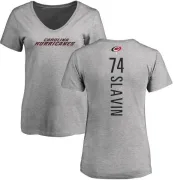 Jaccob Slavin Women's Carolina Hurricanes Backer T-Shirt - Ash