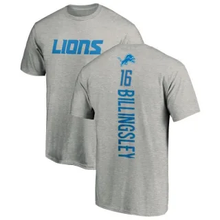 Jace Billingsley Detroit Lions Backer T-Shirt - Ash