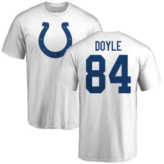 Jack Doyle Indianapolis Colts Name & Number Logo T-Shirt - White