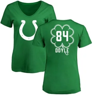 Jack Doyle Women's Indianapolis Colts Green St. Patrick's Day Name & Number V-Neck T-Shirt