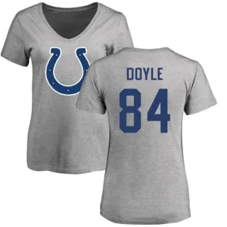 Jack Doyle Women's Indianapolis Colts Name & Number Logo Slim Fit T-Shirt - Ash