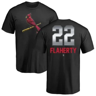 Jack Flaherty St. Louis Cardinals Midnight Mascot T-Shirt - Black