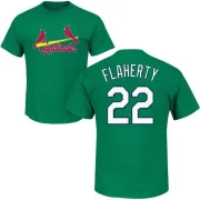 Jack Flaherty St. Louis Cardinals St. Patrick's Day Name & Number T-Shirt - Green