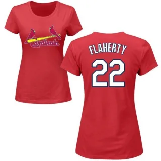 Jack Flaherty Women's St. Louis Cardinals Name & Number T-Shirt - Red