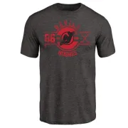 Jack Hughes New Jersey Devils Insignia Tri-Blend T-Shirt - Black