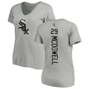 Jack Mcdowell Women's Chicago White Sox Backer Slim Fit T-Shirt - Ash