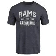 Jack Youngblood Los Angeles Rams Flanker Tri-Blend T-Shirt - Navy