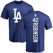 Jackie Robinson Los Angeles Dodgers Backer T-Shirt - Royal