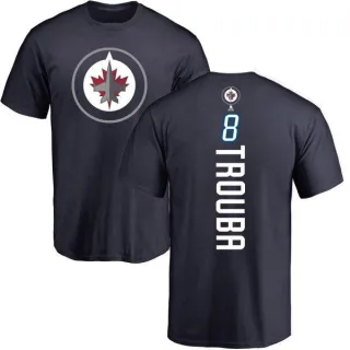 Jacob Trouba Winnipeg Jets Backer T-Shirt - Navy