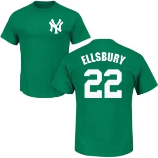 Jacoby Ellsbury New York Yankees St. Patrick's Day Name & Number T-Shirt - Green