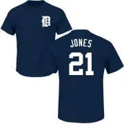 JaCoby Jones Detroit Tigers Name & Number T-Shirt - Navy